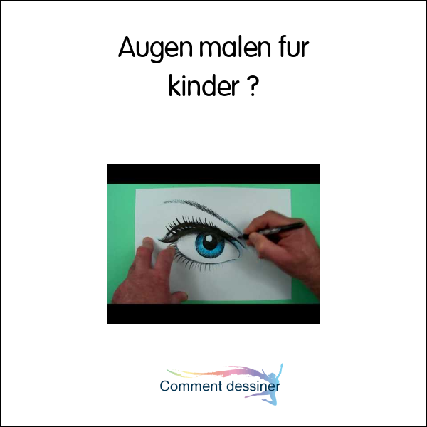 Augen malen für kinder
